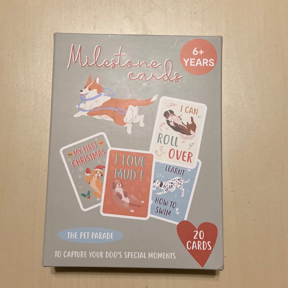New sealed in box- Modern Expressions Pet Milestone Cards